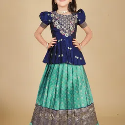 FELIZ THE DESIGNER STUDIO Girls Ready to Wear Lehenga &-16