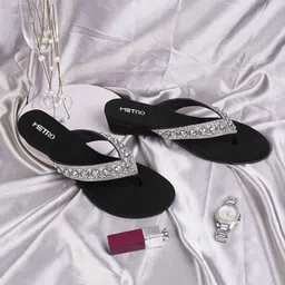 Metro Embellished Wedge Sandals-14