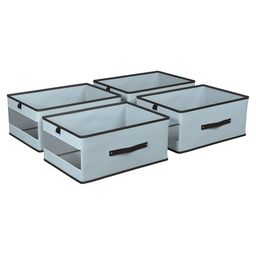 Kuber Industries Grey Set of 4 Regular Multi-Utility Organisers image 2