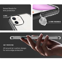 DailyObjects Stride 2.0 Clear iPhone 12 Back Case image 3