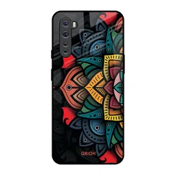 QRIOH Unisex OnePlus Nord Quirky Shockproof Glass Back Case-picture-40
