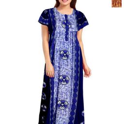 PR PINK ROYAL Printed Maxi Nightdress-image-27