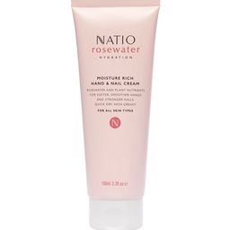 Natio Rosewater Hydration Moisture Rich Hand & Nail Cream - 100ml-44