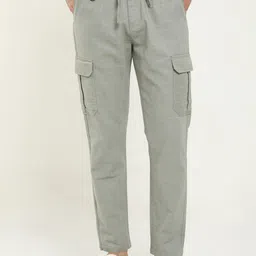 NEVER NEUD Men Relaxed Cargos Trousers-picture-48