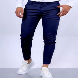StyleCast x Revolte Men Cotton Slim Fit Easy Wash Regular Trousers-image-55