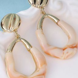 SOHI Gold-Plated Calacatta Drop Earrings-picture-36