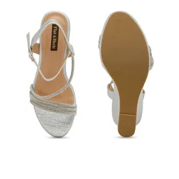 Flat n Heels Wedge Sandals with Tassels image 5