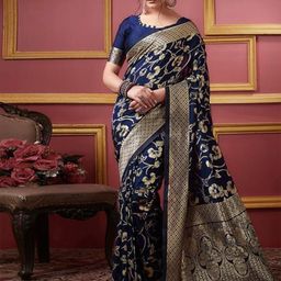 Moda Rapido Woven Design Zari Pure Silk Kanjeevaram Saree-picture-42