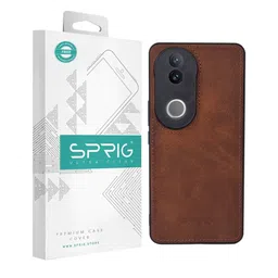 SPRIG Vivo V50 5G Matte PU Leather Back Cover-image-85