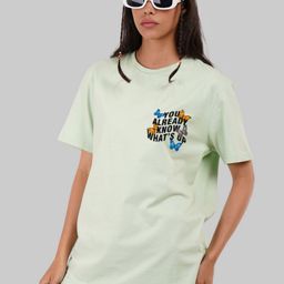 Underrated Club Women Typography Printed Hooded Bio Finish Pockets T-shirt-image-93