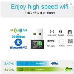 TECHGEAR USB WiFi Bluetooth Adapter, Network Card Wireless Dongle for PC Laptop Desktop USB Adapter image 4
