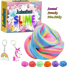 Creative Crystal Mud for Art Craft and play set of with unicorn accessories-6