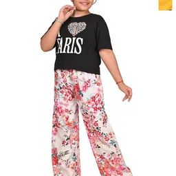 BAESD Girls Pack Of 2 Floral Printed Palazzos-picture-41