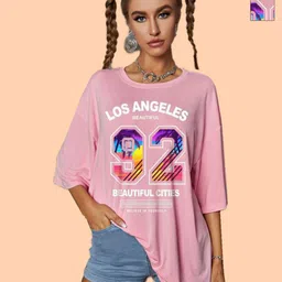 Christy World Women Printed Extended Sleeves Applique T-shirt-image-20