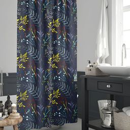 ArtzFolio Blue & Green Printed Waterproof Shower Curtain-image-52