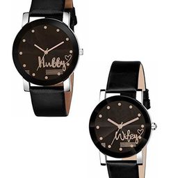 Skylark Unisex Printed Analogue His and Her Watches SEO_CPL_hubbywifeyleather-image-28