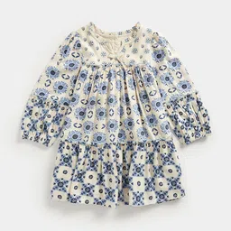 mothercare GirlsFloral Print Long Dress-image-78