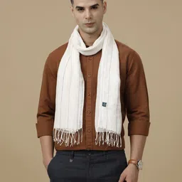Linen Club Unisex Striped Stole-picture-1