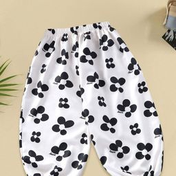 FOREVER FRIDAY Girls Polka Dot Printed Relaxed Joggers Trousers-picture-5