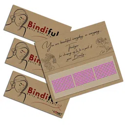 Comet Busters Set Of 3 Traditional Bindis - Light Pink-25