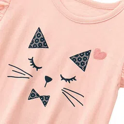 LULU & SKY Flutter Sleeve Cotton Top image 3