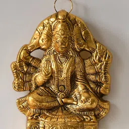 Fashion Bizz Gold-Toned Panchmukhi Hanuman Showpiece-image-15