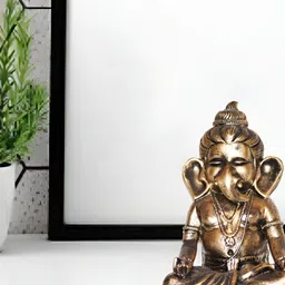 BECKON VENTURE Gold Toned Religious Idol Showpiece-picture-27