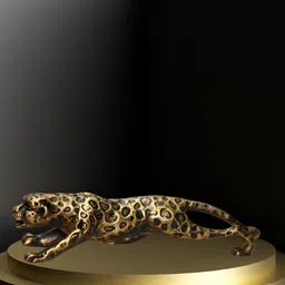 BECKON VENTURE Gold-Toned Leopard Figurine Showpiece-picture-20