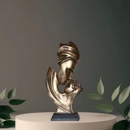 BECKON VENTURE Gold-Toned Mother & Baby Figurine Showpiece-picture-19