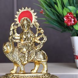 Kridaykraft Gold Toned Religious Metal Idol Showpiece-image-49