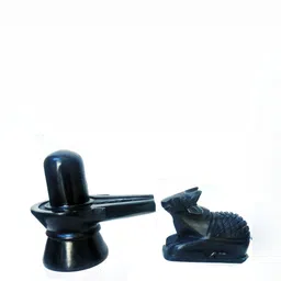Navyaksh Black Religious Idol Handicrafts Marble Shiva Lingam Showpiece-image-82