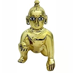 Navyaksh Gold Toned Lord Krishna Showpiece-39