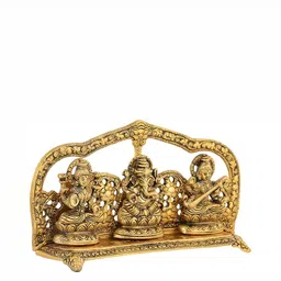 Navyaksh Gold toned Religious Metal Idol Showpiece-image-91