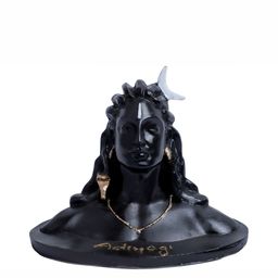 Navyaksh  Black & Gold-Tone Religious Idol Shiva Lingam  Showpiece-image-62