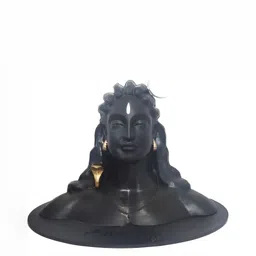 Navyaksh Black & Gold Toned Adiyogi Shiva Idol Showpiece-image-45