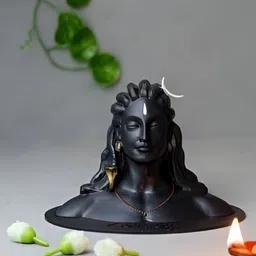 Navyaksh Black & Gold Toned Shiva Idol Showpiece-image-42