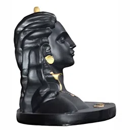 Navyaksh Black & Yellow Shiv Ji Marble Idol Showpiece-image-80
