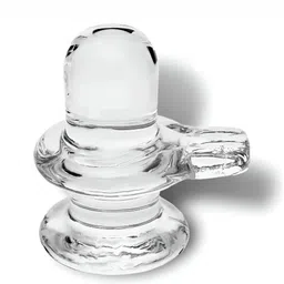 Navyaksh Transparent Shivling Showpiece-1