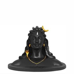 Navyaksh Black & Gold Toned Adiyogi Religious Idol Showpiece-image-75