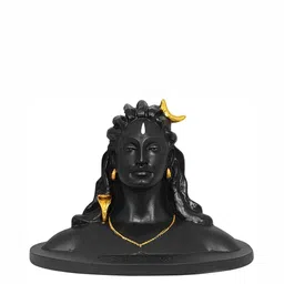 Navyaksh Black Adiyogi Lord Shiva Decorative Showpiece-image-39