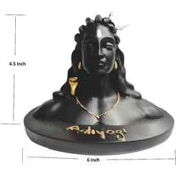 Navyaksh Black Religious Idol Small lord Shiva Showpiece-image-49