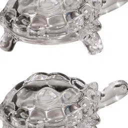 Navyaksh Transparent Tortoise Crystal Showpiece-image-75