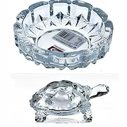 Navyaksh  Crystal Turtle With Plate Showpiece-image-37