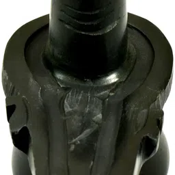 Navyaksh Black Marble Shivling Idol Showpiece-image-83