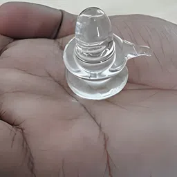 Navyaksh Transparent shivalinga Idol Showpiece-image-83