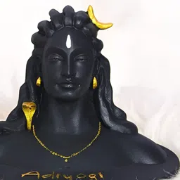 Navyaksh Black Religious Idol Small Showpiece-image-1