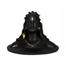 Navyaksh Black & Yellow Religious Adiyogi Shiva Yogi God Idol Statue Showpiece-24