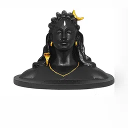 Navyaksh Black Adiyogi Shiva Yogi God Idols Statue Showpiece-18