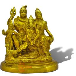 Navyaksh Gold Toned Brass Religious Idol Showpiece-image-88