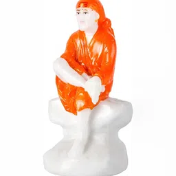 krishnagallery1 Orange Marble Sai Baba Showpiece-image-88